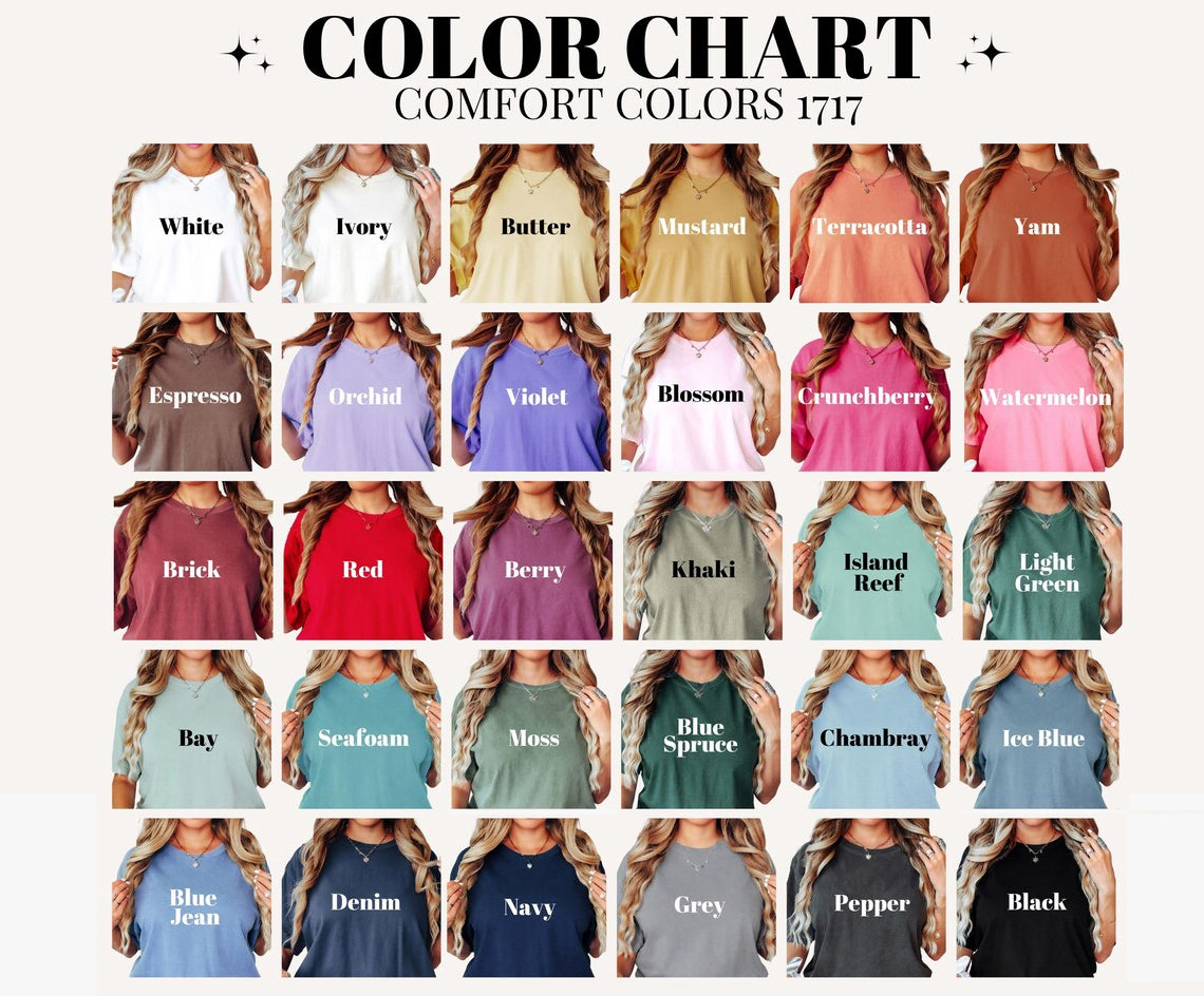 Pink Teach Adult Comfort Colors T-Shirt