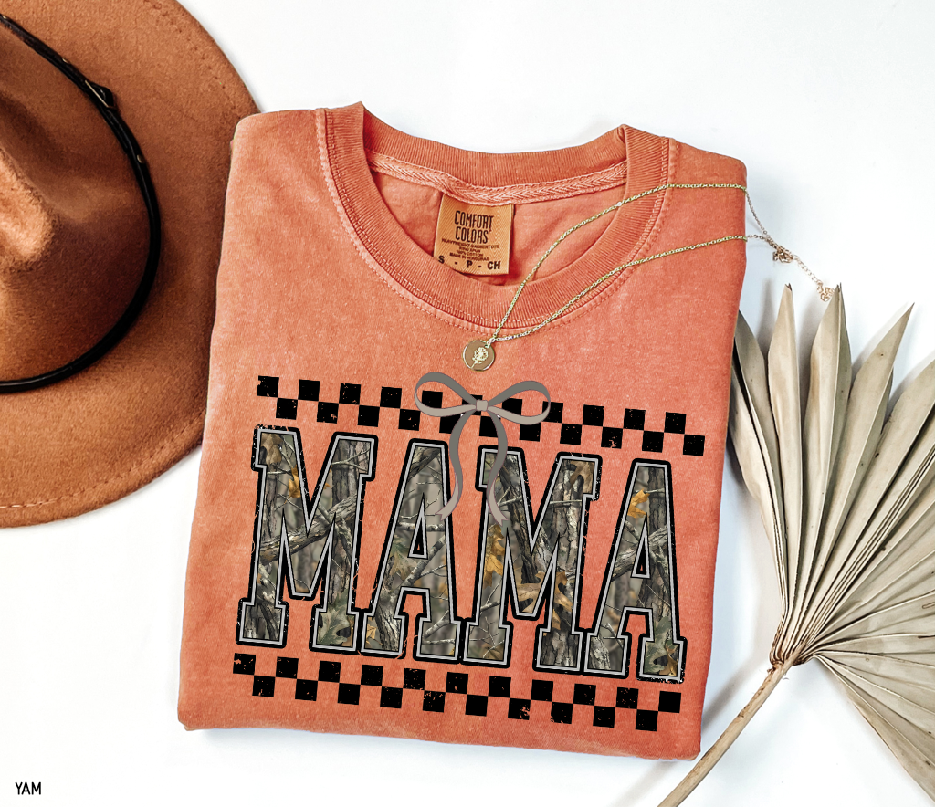 Mama Camo Comfort Colors T-Shirt