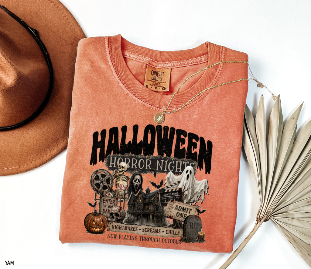 Halloween Horror Adult Comfort Colors T-Shirt