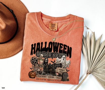 Halloween Horror Adult Comfort Colors T-Shirt