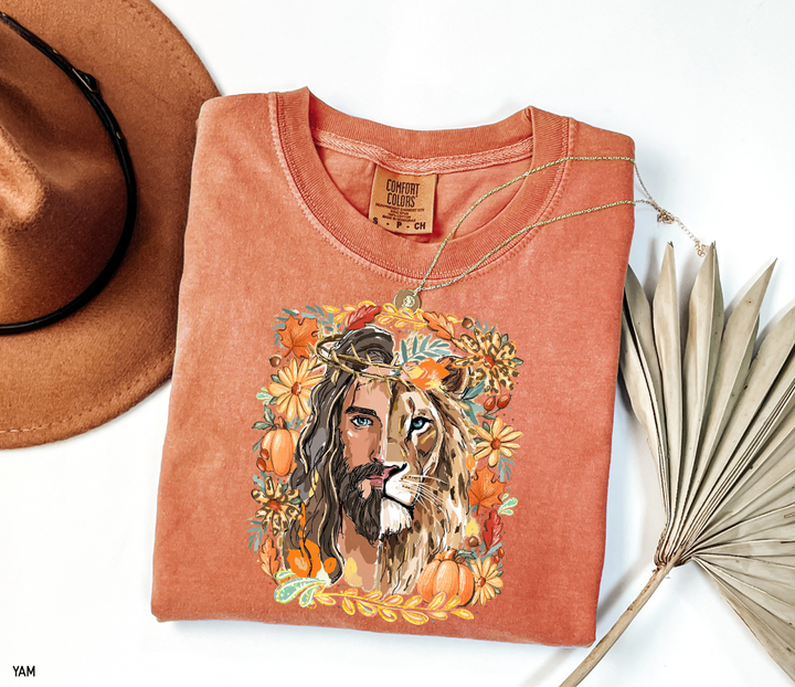 Jesus Lion of Judah Adult Comfort Colors T-shirt