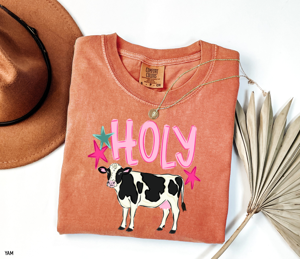 Hoy Cow Adult Comfort Colors T-Shirt