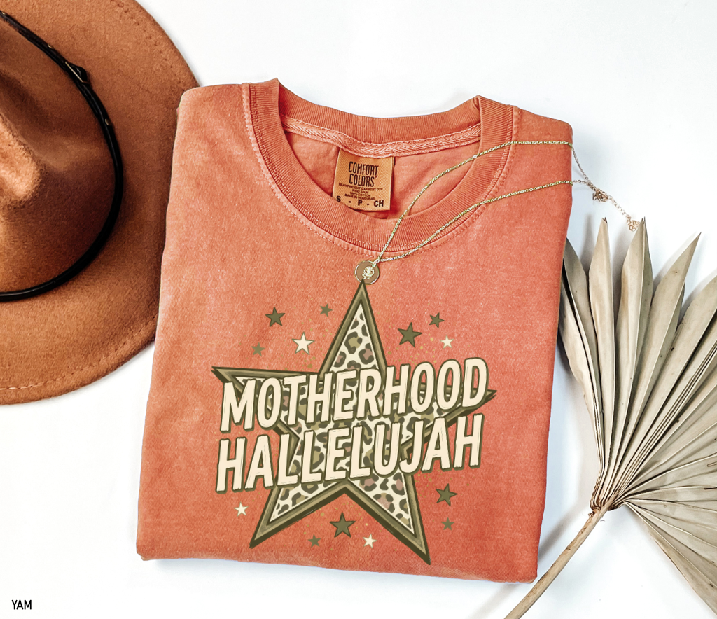 Motherhood Hallelujah Adult Comfort Colors T-Shirt