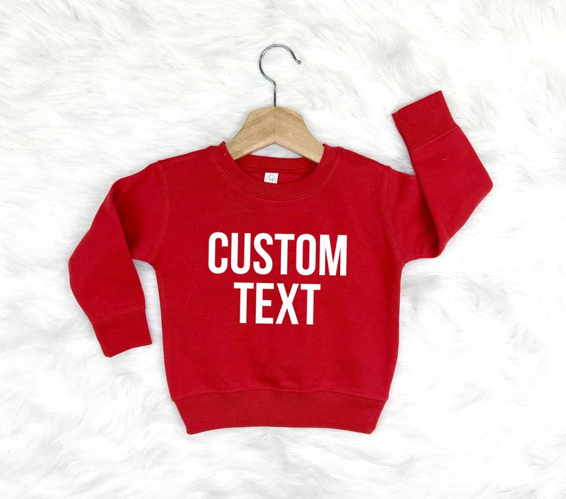Custom Kids Sweatshirt