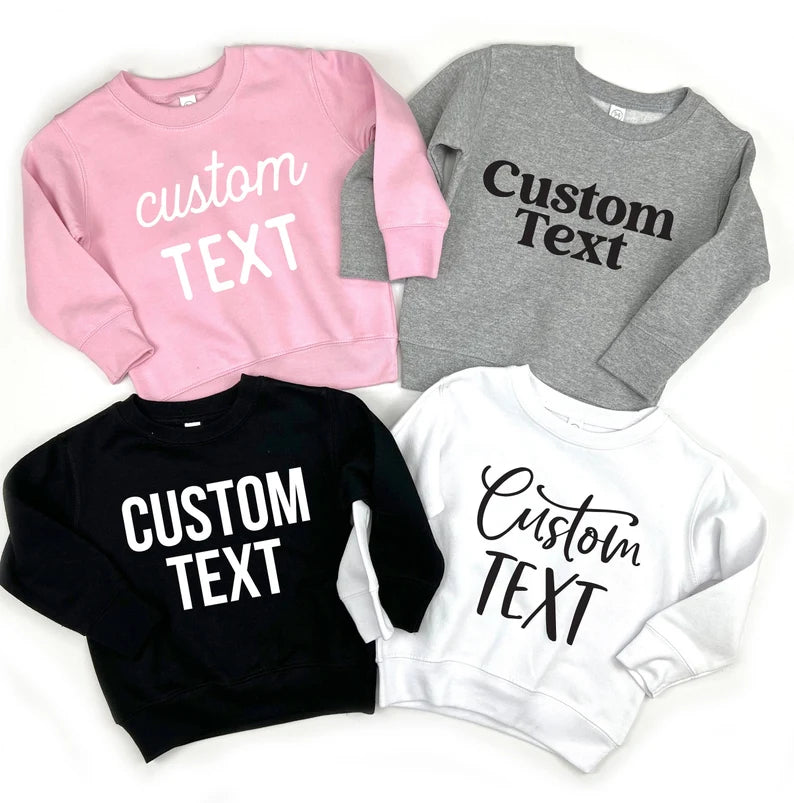 Custom Kids Sweatshirt