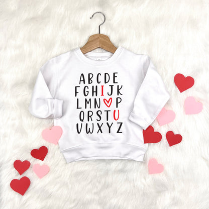 ABC I❤️U Kids Sweatshirt