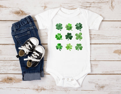 Watercolor Shamrock Infant Bodysuit