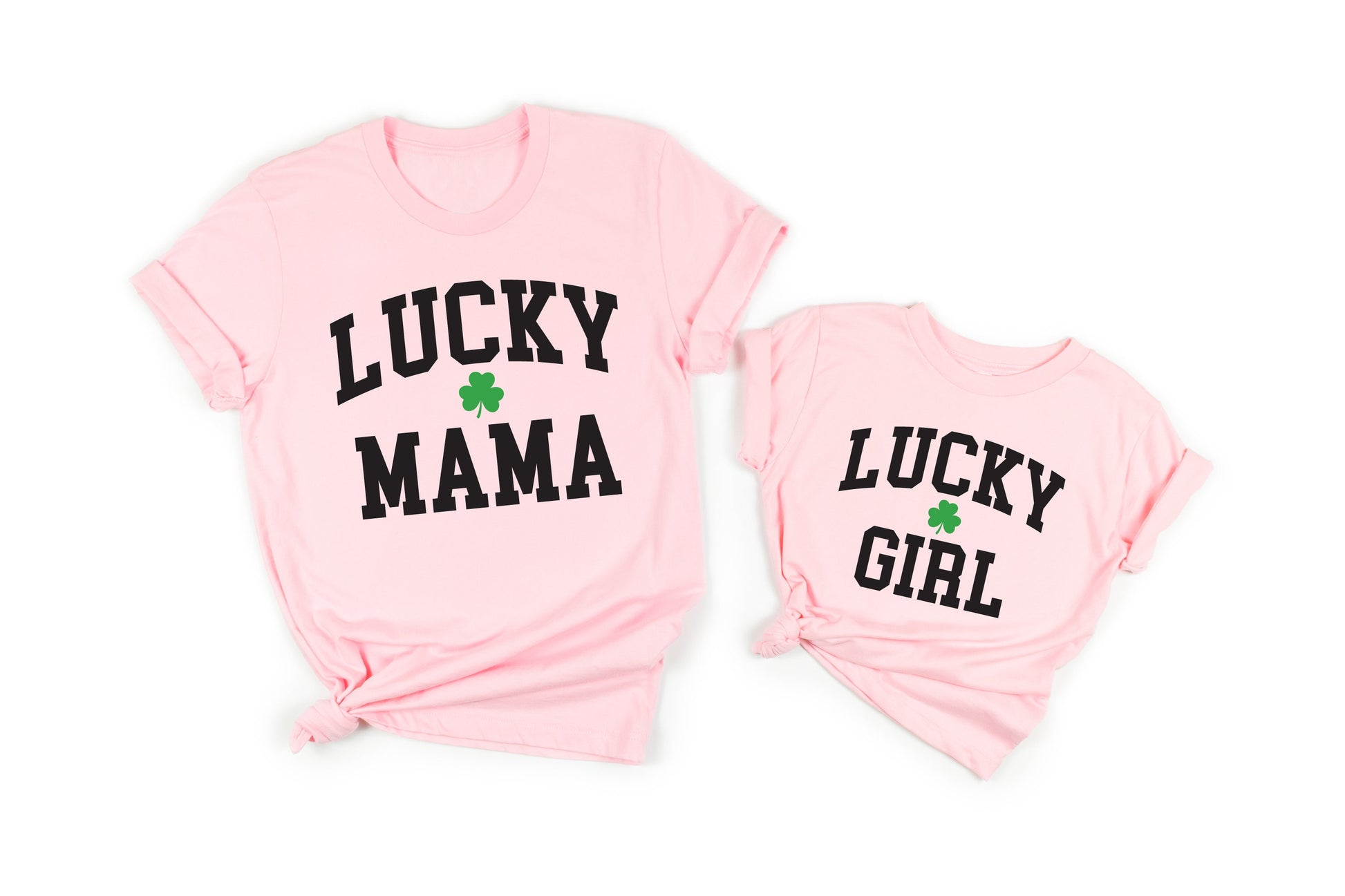 Lucky Family Adult T-shirt
