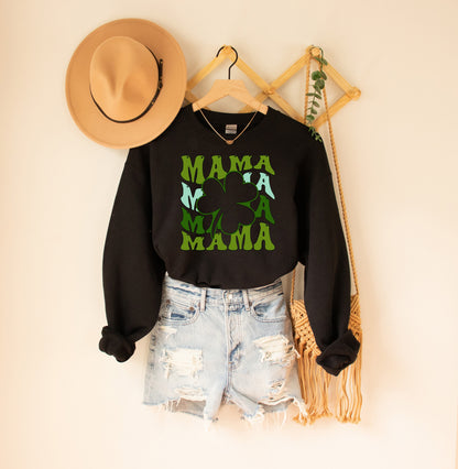 Mama Shamrock Adult Sweatshirt