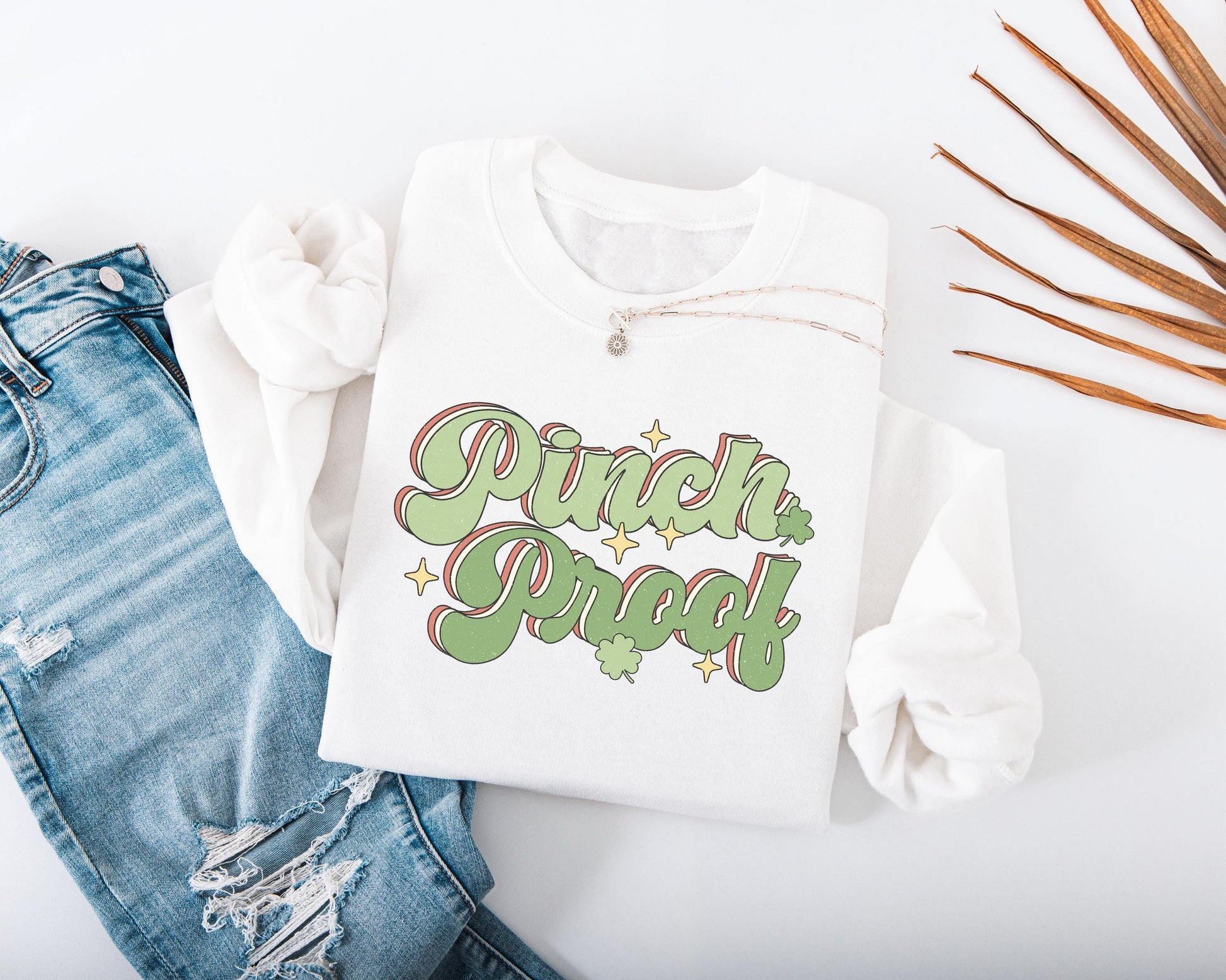 Retro Pinch Proof Adult Sweatshirt