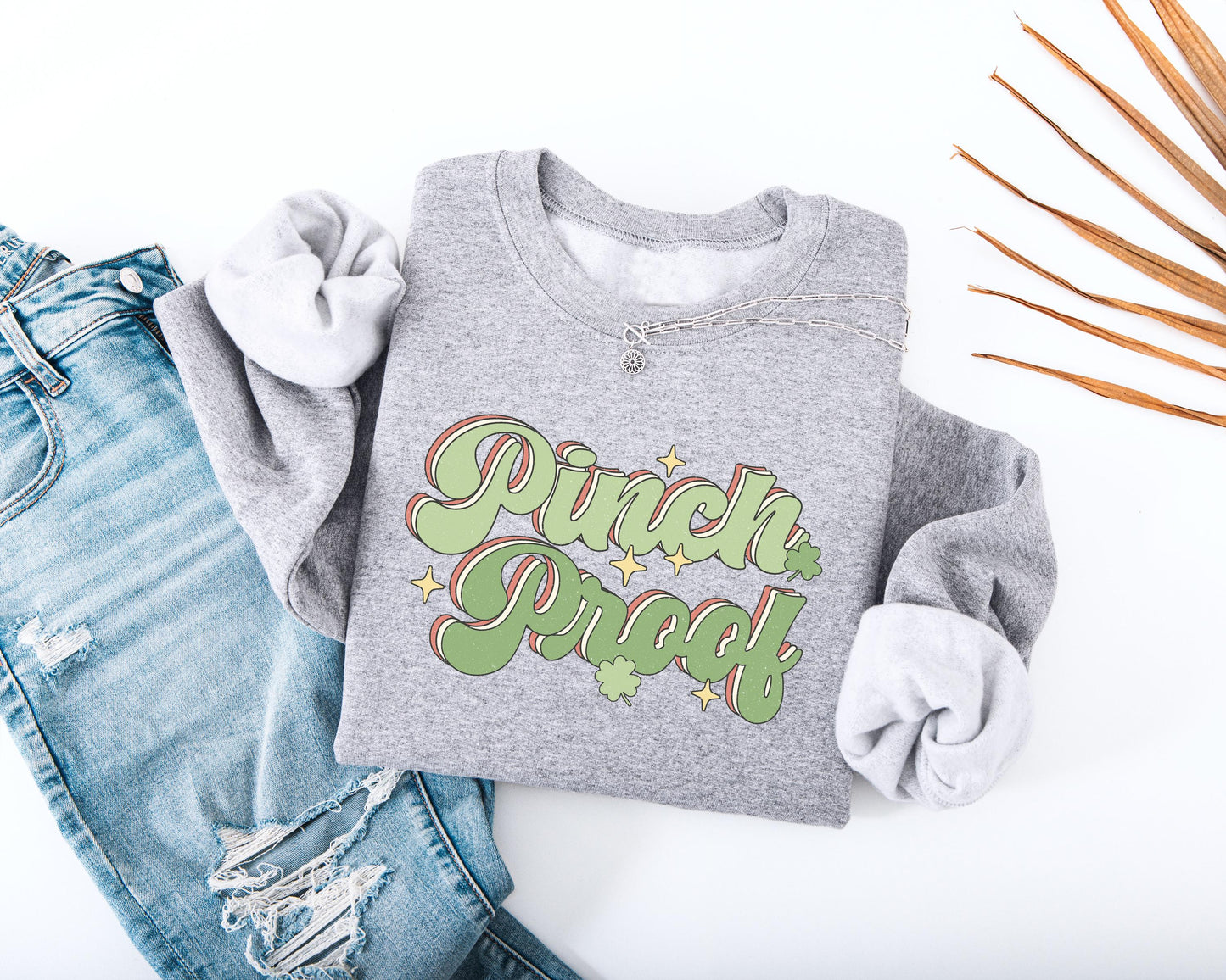 Retro Pinch Proof Adult Sweatshirt