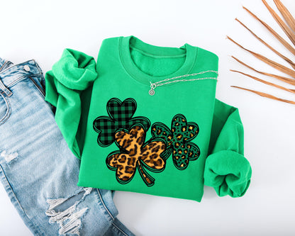 Three Shamrocks Kids Sweatshirt