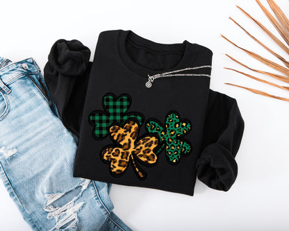 Three Shamrocks Kids Sweatshirt