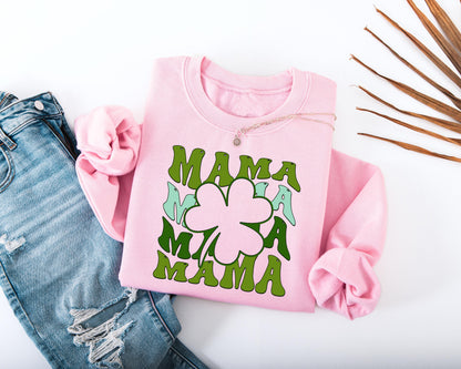 Mama Shamrock Adult Sweatshirt