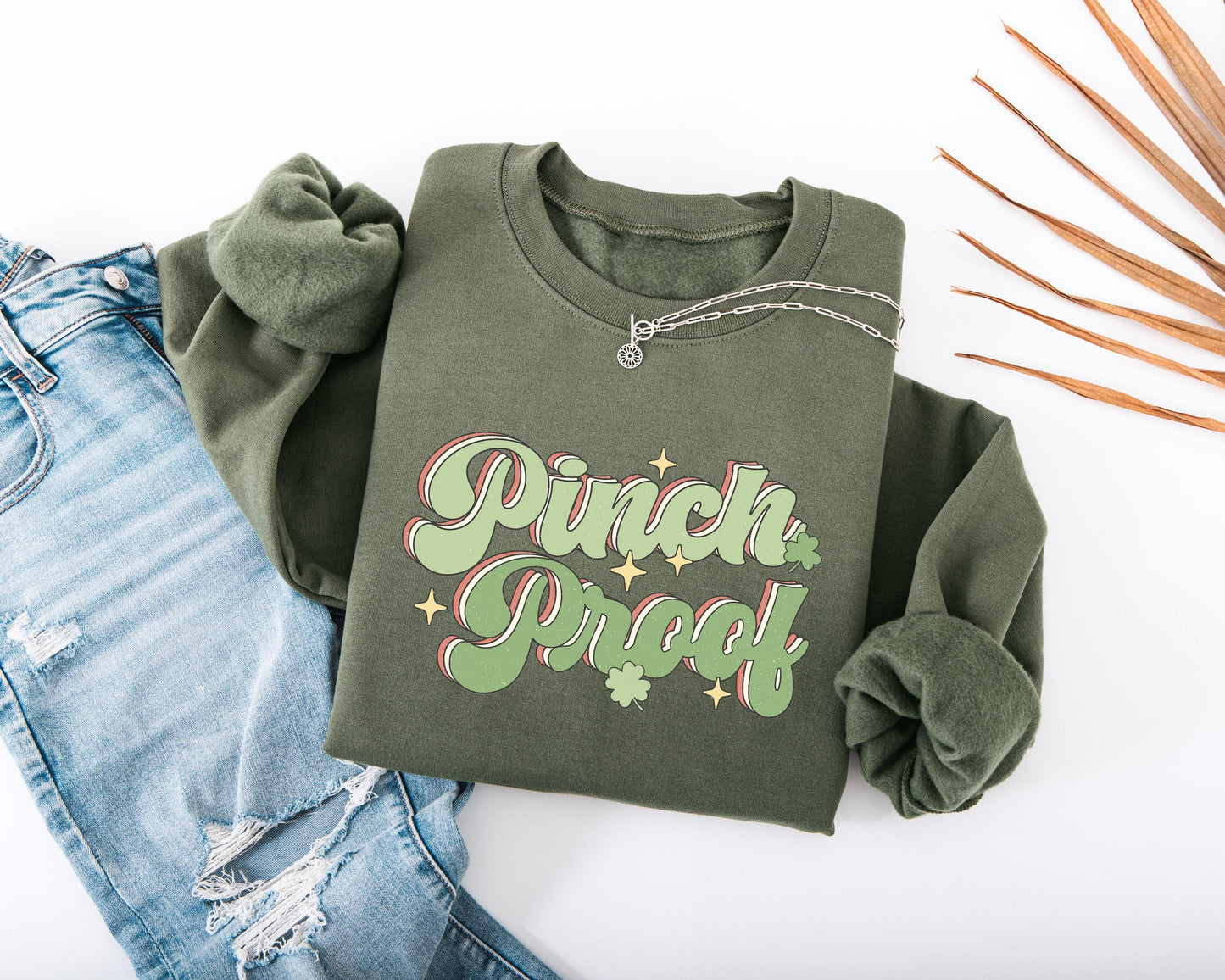 Retro Pinch Proof Adult Sweatshirt