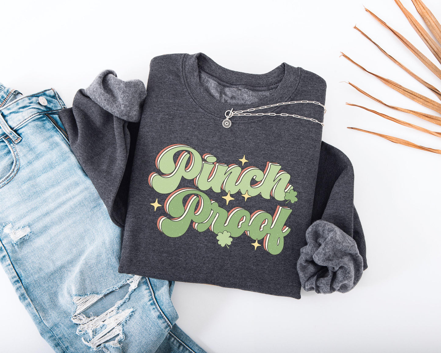 Retro Pinch Proof Adult Sweatshirt