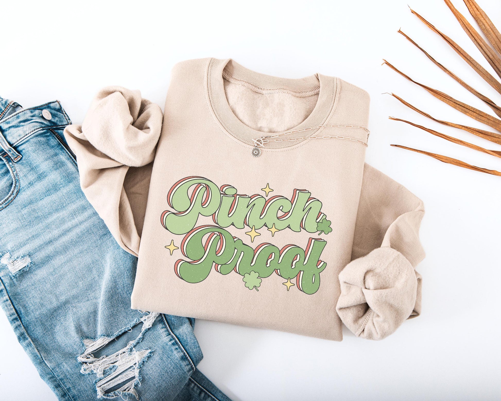 Retro Pinch Proof Adult Sweatshirt