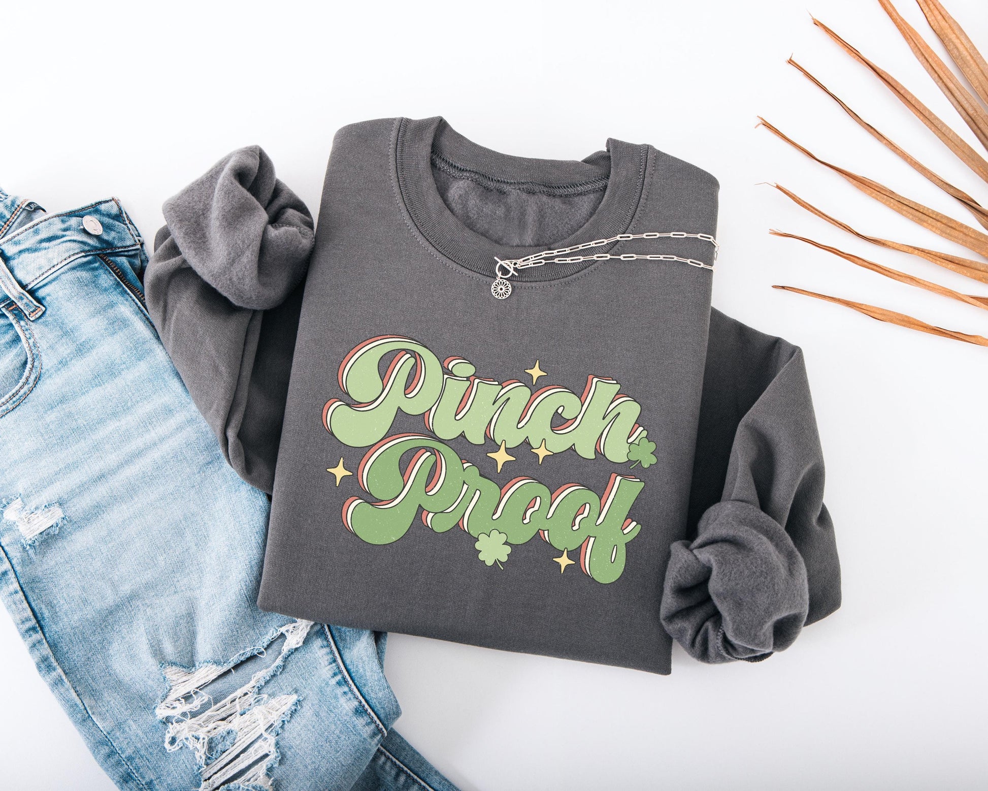 Retro Pinch Proof Adult Sweatshirt