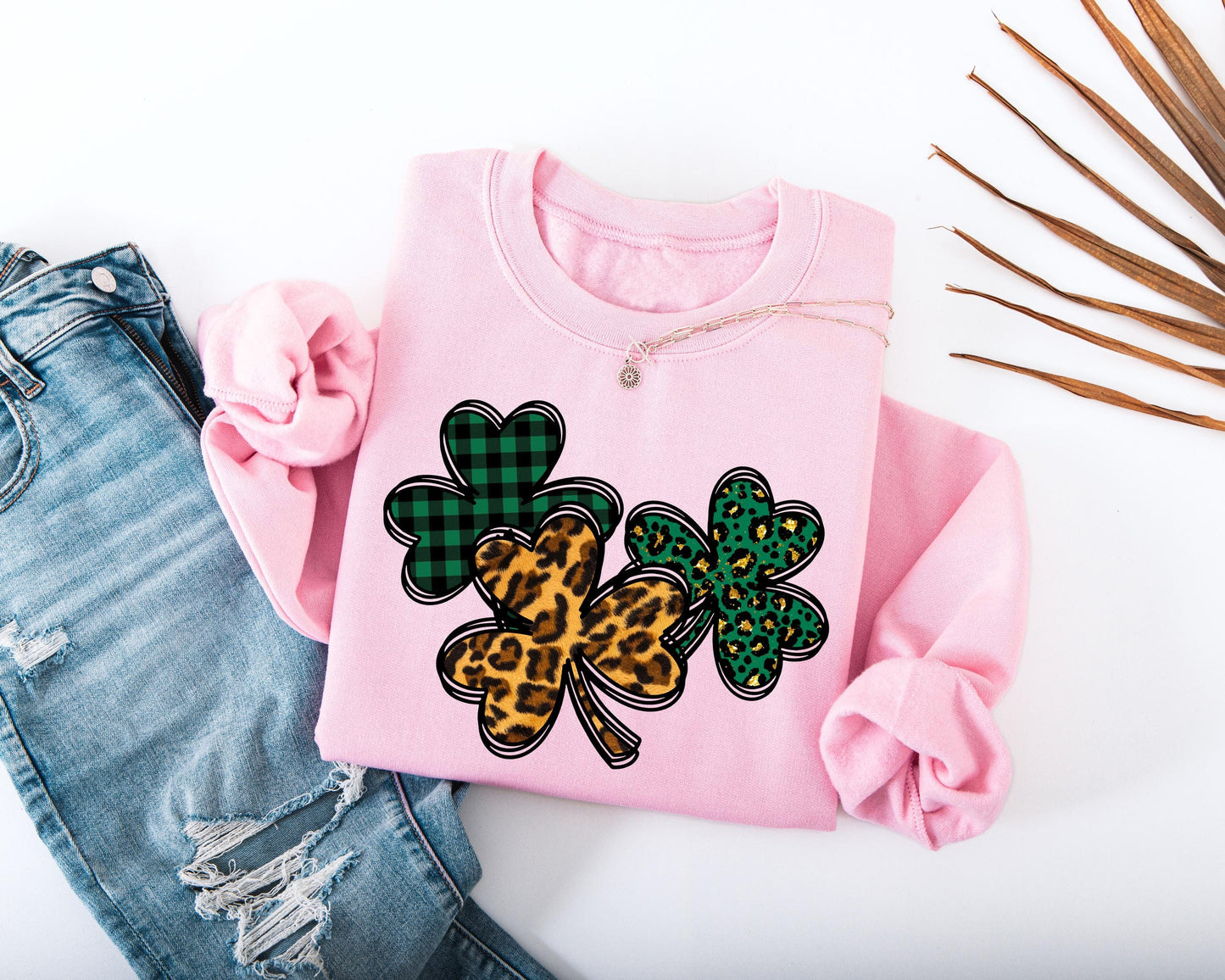 Three Shamrocks Kids Sweatshirt