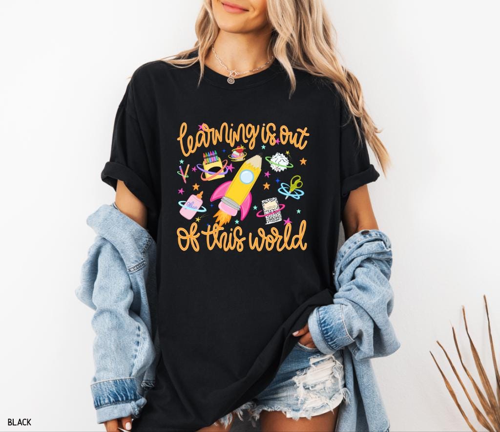 Learning is Out of This World Adult Comfort Colors T-Shirt