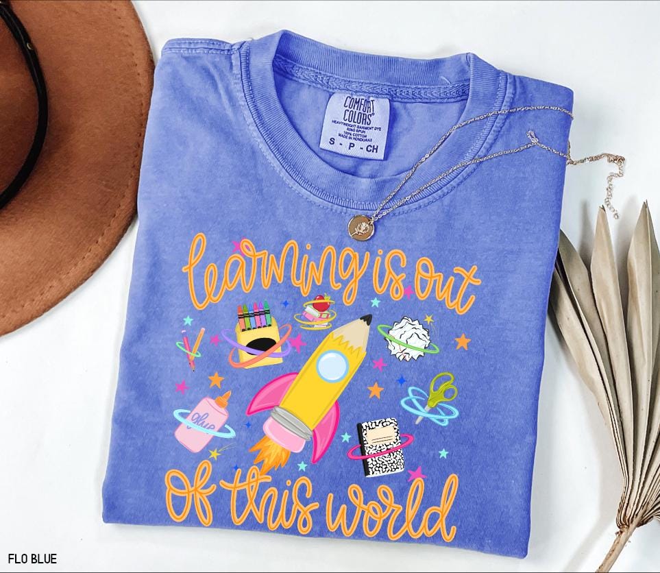 Learning is Out of This World Adult Comfort Colors T-Shirt