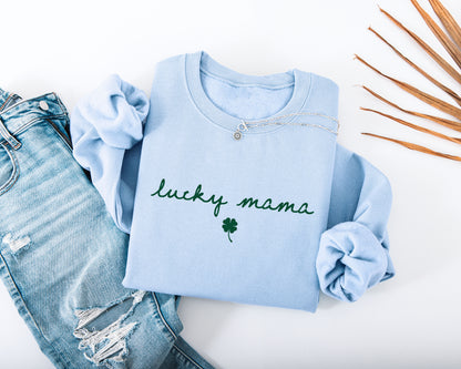 Lucky Mama Adult Sweatshirt