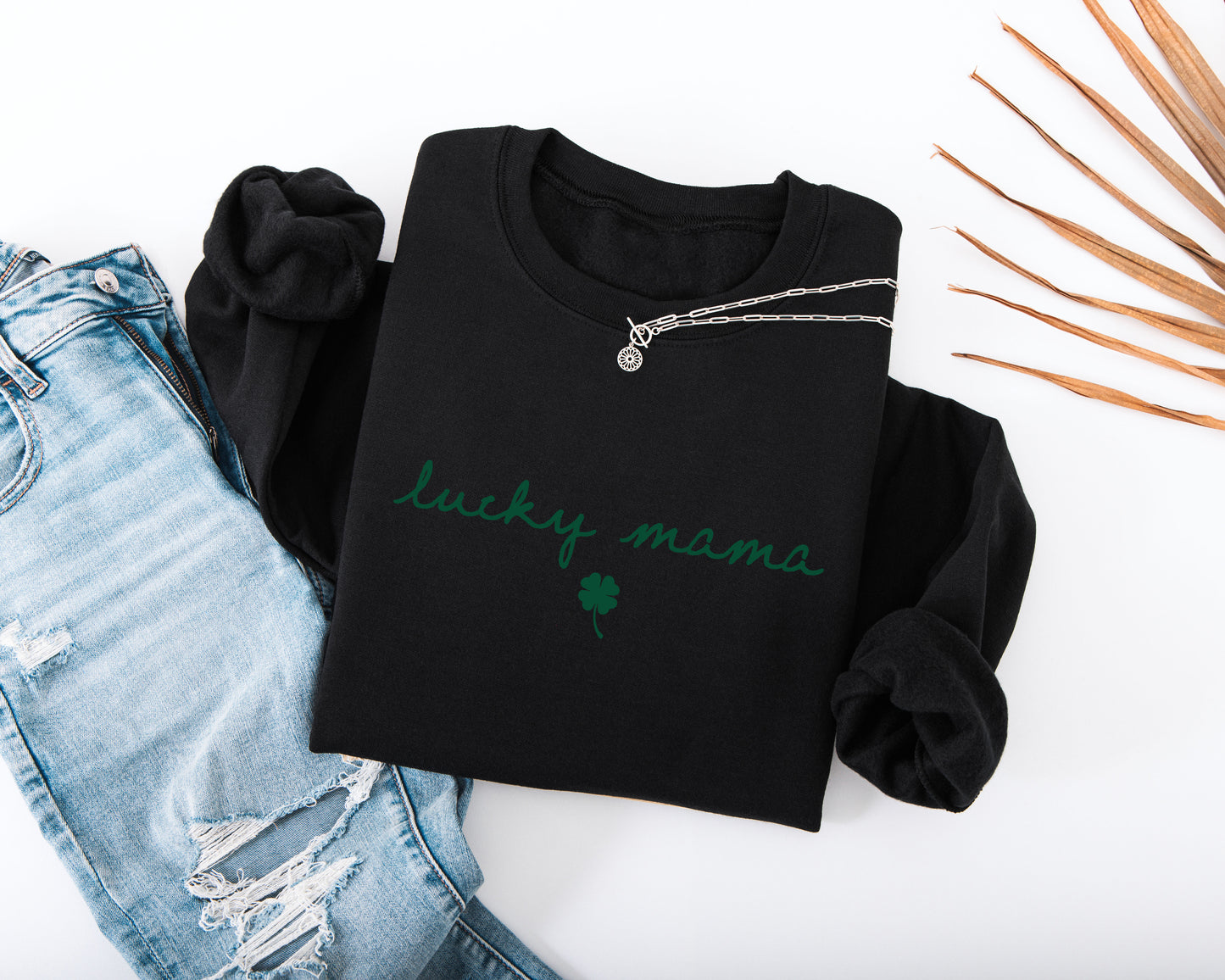 Lucky Mama Adult Sweatshirt