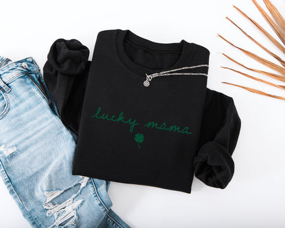 Lucky Mama Adult Sweatshirt