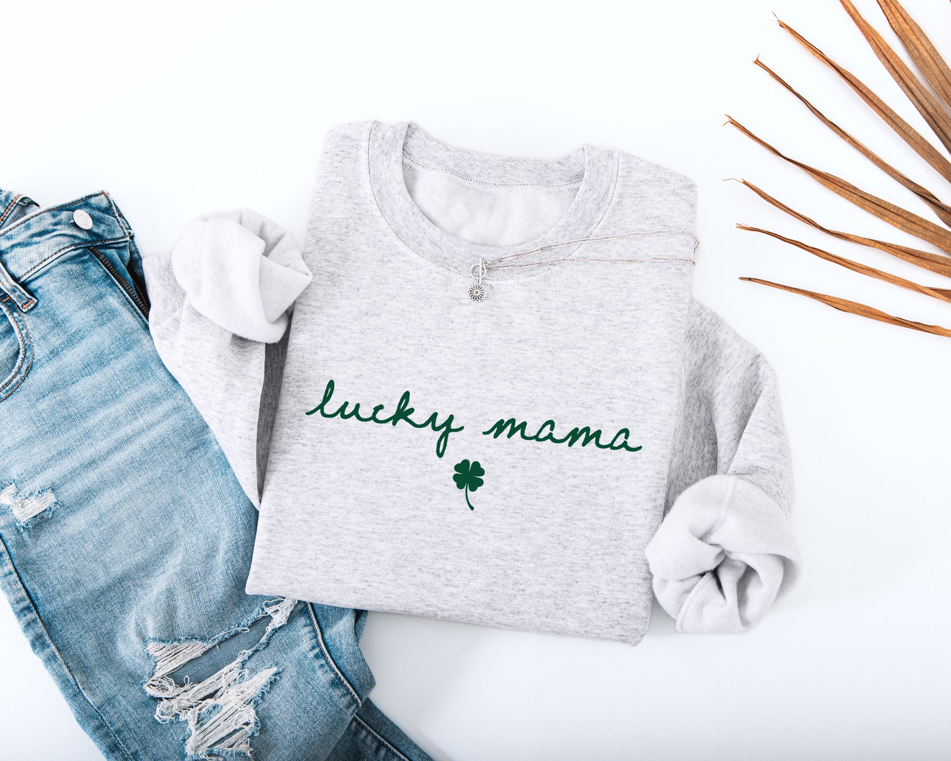 Lucky Mama Adult Sweatshirt